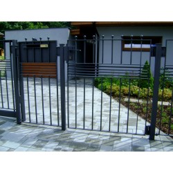 Kovový plot - originální design - Mladá Boleslav
